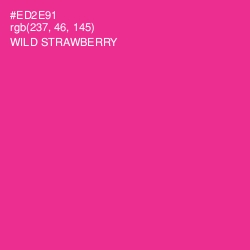 #ED2E91 - Wild Strawberry Color Image