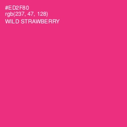 #ED2F80 - Wild Strawberry Color Image