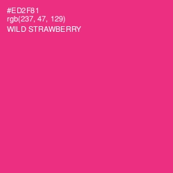 #ED2F81 - Wild Strawberry Color Image