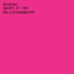 #ED2F8C - Wild Strawberry Color Image