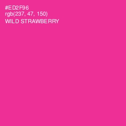 #ED2F96 - Wild Strawberry Color Image