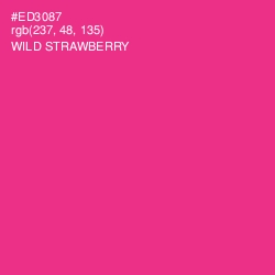 #ED3087 - Wild Strawberry Color Image