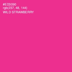 #ED3090 - Wild Strawberry Color Image