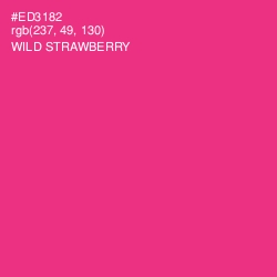 #ED3182 - Wild Strawberry Color Image