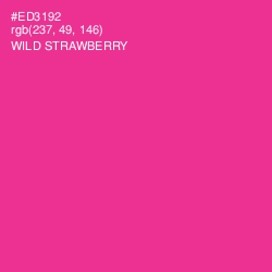 #ED3192 - Wild Strawberry Color Image