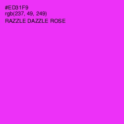 #ED31F9 - Razzle Dazzle Rose Color Image