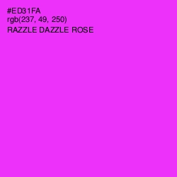 #ED31FA - Razzle Dazzle Rose Color Image