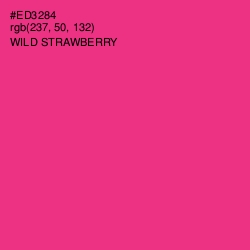 #ED3284 - Wild Strawberry Color Image