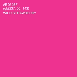 #ED328F - Wild Strawberry Color Image