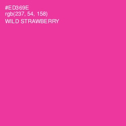 #ED369E - Wild Strawberry Color Image