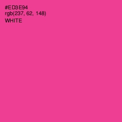 #ED3E94 - Wild Strawberry Color Image