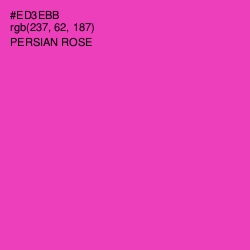 #ED3EBB - Persian Rose Color Image