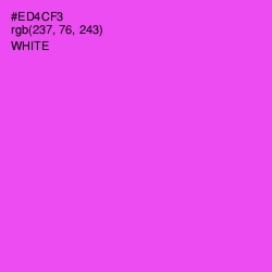 #ED4CF3 - Pink Flamingo Color Image