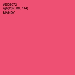 #ED5072 - Mandy Color Image