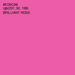 #ED5CA8 - Brilliant Rose Color Image