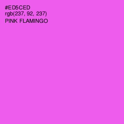 #ED5CED - Pink Flamingo Color Image