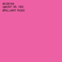 #ED5FA3 - Brilliant Rose Color Image