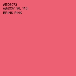 #ED6073 - Brink Pink Color Image
