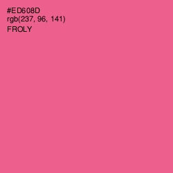 #ED608D - Froly Color Image