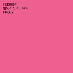 #ED608F - Froly Color Image