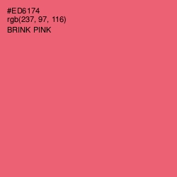 #ED6174 - Brink Pink Color Image