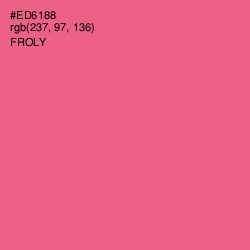 #ED6188 - Froly Color Image