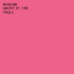 #ED618B - Froly Color Image