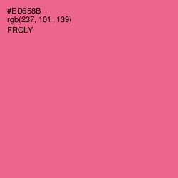 #ED658B - Froly Color Image