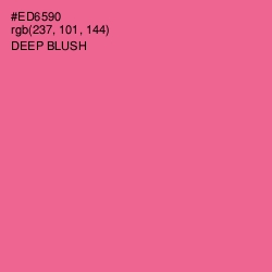 #ED6590 - Deep Blush Color Image