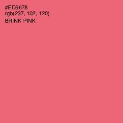 #ED6678 - Brink Pink Color Image