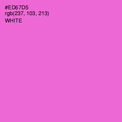 #ED67D5 - Orchid Color Image