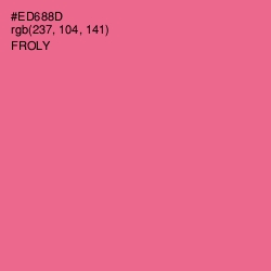 #ED688D - Froly Color Image