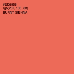 #ED6958 - Burnt Sienna Color Image