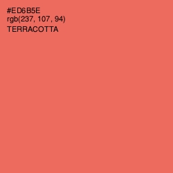 #ED6B5E - Terracotta Color Image