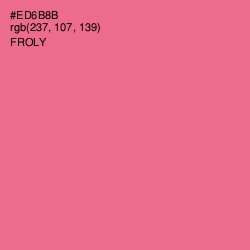 #ED6B8B - Froly Color Image