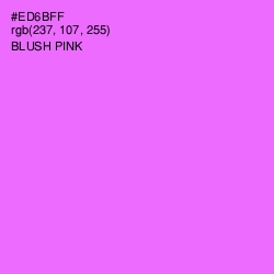 #ED6BFF - Blush Pink Color Image