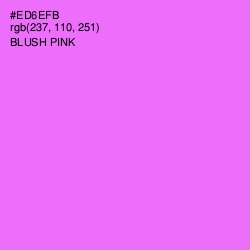 #ED6EFB - Blush Pink Color Image