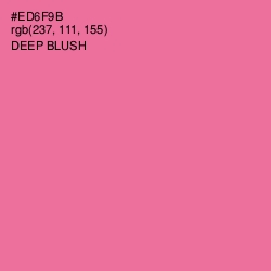 #ED6F9B - Deep Blush Color Image