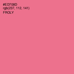 #ED708D - Froly Color Image