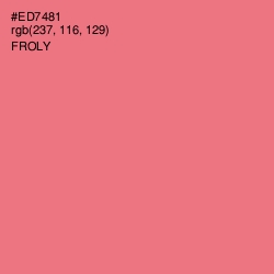 #ED7481 - Froly Color Image