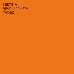 #ED751A - Tango Color Image
