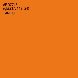 #ED7718 - Tango Color Image