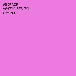 #ED7ADF - Orchid Color Image