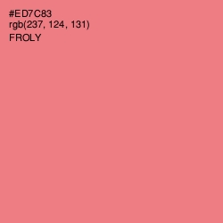 #ED7C83 - Froly Color Image