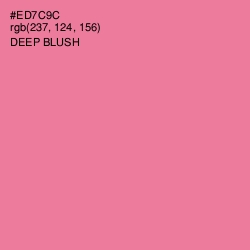 #ED7C9C - Deep Blush Color Image