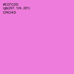 #ED7CDD - Orchid Color Image