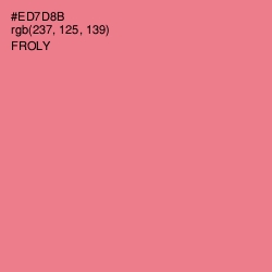 #ED7D8B - Froly Color Image