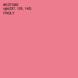 #ED7D8E - Froly Color Image