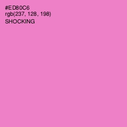 #ED80C6 - Shocking Color Image