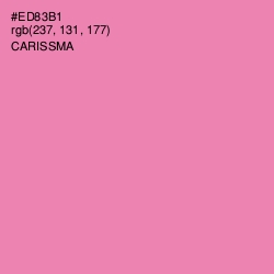 #ED83B1 - Carissma Color Image